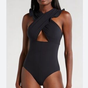 Ulla Johnson Black One Piece Swimsuit